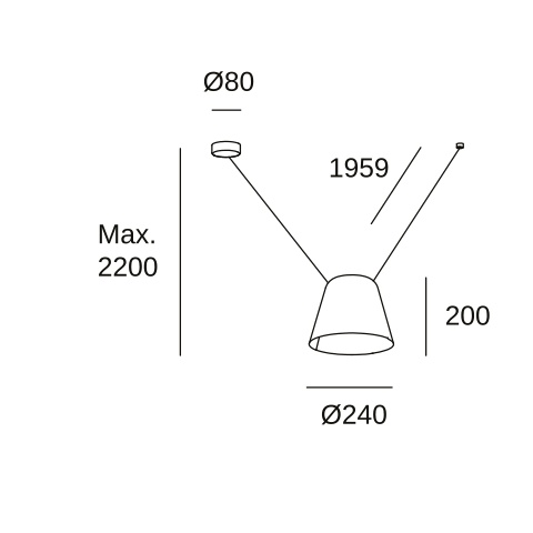Подвесной светильник LEDS C4 Configurator, 00-7391-05-14, белый, 15 Вт