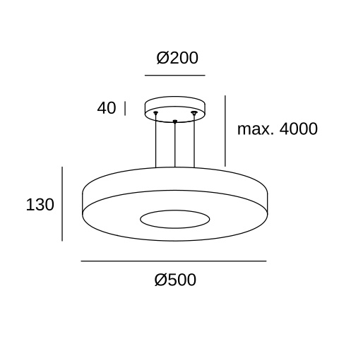 Подвесной светильник LEDS C4 Strata, 00-8449-05-15, черный, 33 Вт