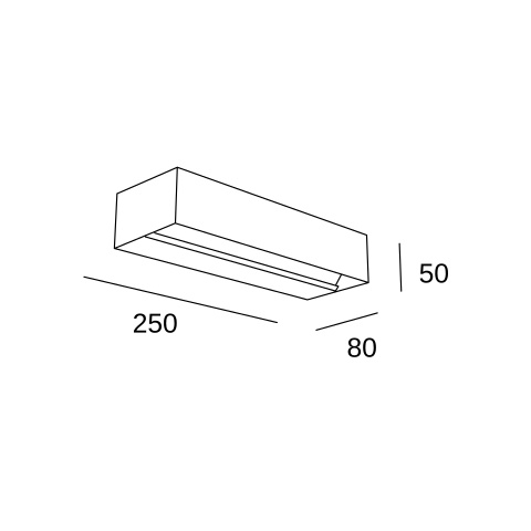 Настенный светильник LEDS C4 Lia, 05-2703-14-14, белый, 3000 K, 6.7 Вт