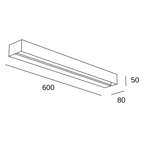 Настенный светильник LEDS C4 Lia, 05-2705-81-81, Satin никель, 3000 K