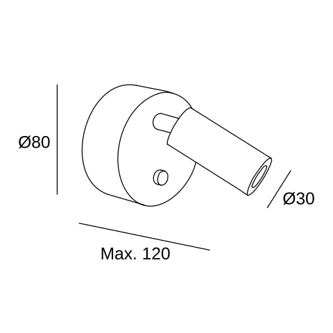 Настенная лампа LEDS C4 Ivy, 05-2706-E4-E4, Patina, 3000 K