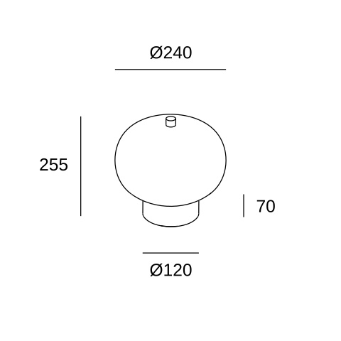 Настольная лампа LEDS C4 Ilargi, 10-6010-92-F9, Madera Oscura, 2700 K, 10.5 Вт