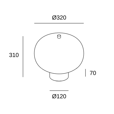 Настольная лампа LEDS C4 Ilargi, 10-6011-92-F9, Madera Oscura, 2700 K, 16.4 Вт