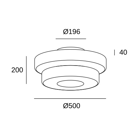 Подвесной светильник LEDS C4 Strata 2 Bodies, 15-8445-05-15, черный, 44 Вт