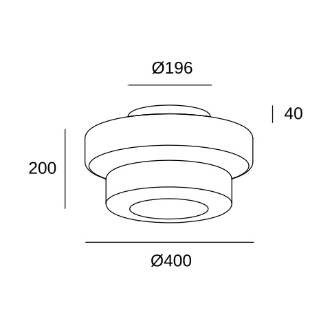 Подвесной светильник LEDS C4 Strata 2 Bodies, 15-8446-05-08, черный, 44 Вт