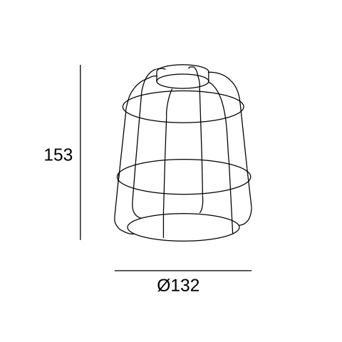 Запчасть LEDS C4 Vintage, 71-4825-DL-DL, золотой