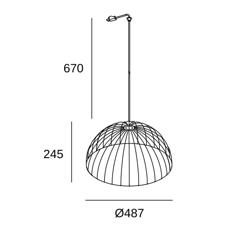 Подвесной светильник LEDS C4 Contrast for Deltatrack, 71-8481-93-05, Light дерево, 15 Вт
