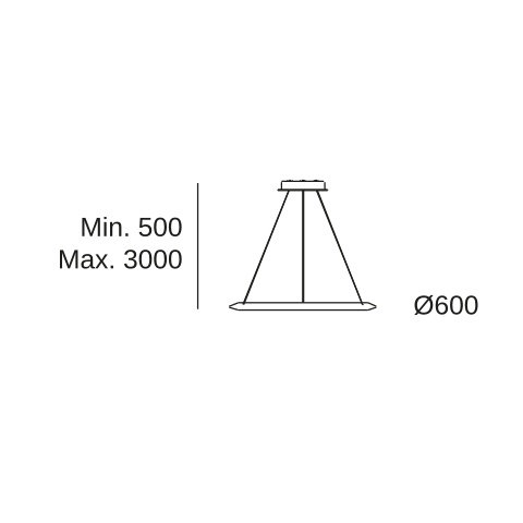 Встраиваемый потолочный светильник LEDS C4 Circular Outward Surface, CF4A-00W9AZRU14, белый, 3000 K, 38 Вт