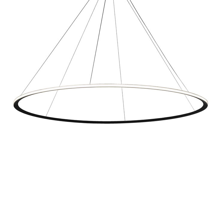 Подвесной светильник LEDS C4 Circular Outward, CF5A-00A9AZOU05, черный, 2400 K, 38 Вт