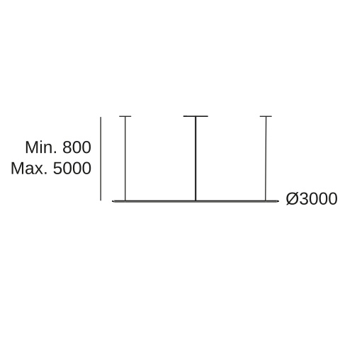 Подвесной светильник LEDS C4 Circular Outward, CF5D-00X9AZOUEF, золотой, 4000 K, 190 Вт